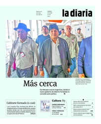 Tapa de la diaria del viernes 13 de diciembre de 2019