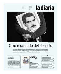 Tapa de la diaria del miércoles 25 de septiembre de 2024