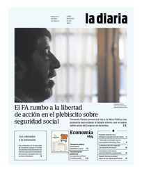 Tapa de la diaria del lunes 18 de septiembre de 2023