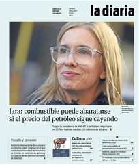 Tapa de la diaria del viernes 28 de febrero de 2020