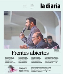 Tapa de la diaria del martes 21 de enero de 2020