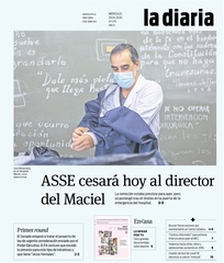 Tapa de la diaria del miércoles 29 de abril de 2020