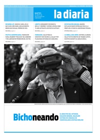 Tapa de la diaria del martes 21 de octubre de 2014