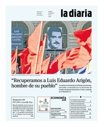 Tapa de la diaria del jueves 3 de octubre de 2024