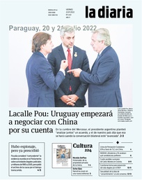 Tapa de la diaria del viernes 22 de julio de 2022
