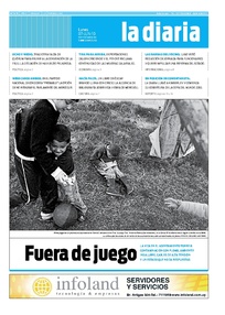 Tapa de la diaria del lunes 7 de junio de 2010