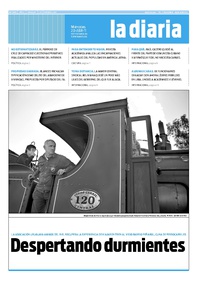 Tapa de la diaria del miércoles 20 de abril de 2011