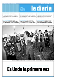 Tapa de la diaria del lunes 20 de agosto de 2012