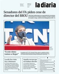 Tapa de la diaria del miércoles 3 de febrero de 2021