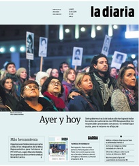 Tapa de la diaria del lunes 21 de mayo de 2018