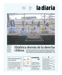 Tapa de la diaria del lunes 17 de mayo de 2021