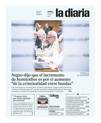 Tapa de la diaria del viernes 23 de octubre de 2026