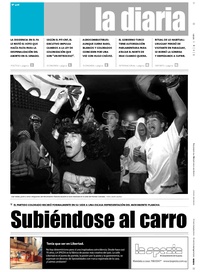 Tapa de la diaria del jueves 18 de octubre de 2007