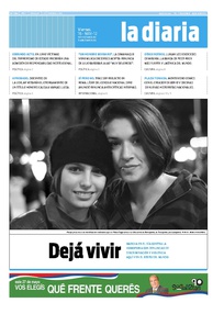 Tapa de la diaria del viernes 18 de mayo de 2012