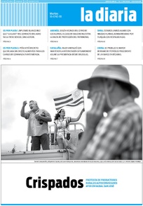 Tapa de la diaria del martes 16 de enero de 2018