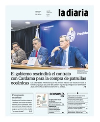 Tapa de la diaria del jueves 23 de octubre de 2025