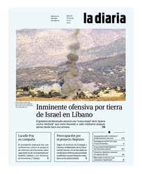 Tapa de la diaria del martes 1 de octubre de 2024