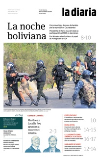 Tapa de la diaria del sábado 16 de noviembre de 2019