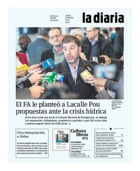Tapa de la diaria del jueves 29 de junio de 2023