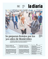 Tapa de la diaria del martes 25 de octubre de 2022