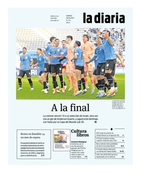 Tapa de la diaria del viernes 9 de junio de 2023