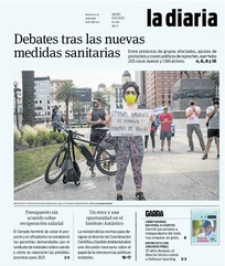 Tapa de la diaria del jueves 3 de diciembre de 2020