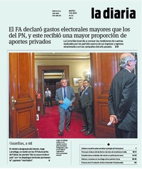 Tapa de la diaria del martes 11 de febrero de 2020