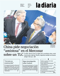 Tapa de la diaria del martes 26 de julio de 2022