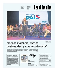Tapa de la diaria del miércoles 8 de mayo de 2024
