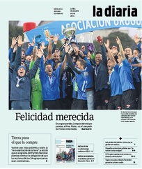 Tapa de la diaria del lunes 9 de septiembre de 2019