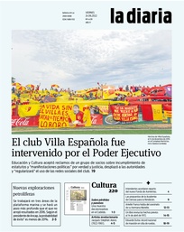 Tapa de la diaria del viernes 24 de junio de 2022