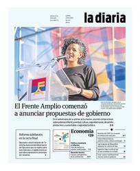 Tapa de la diaria del lunes 27 de marzo de 2023