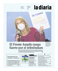 Tapa de la diaria del miércoles 30 de junio de 2021