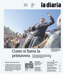 Tapa de la diaria del lunes 23 de septiembre de 2019