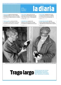 Tapa de la diaria del lunes 5 de agosto de 2013