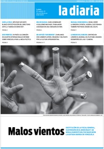 Tapa de la diaria del lunes 7 de agosto de 2017