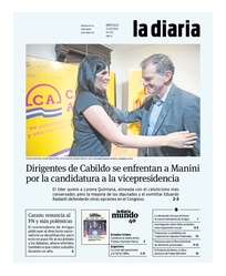 Tapa de la diaria del miércoles 24 de julio de 2024