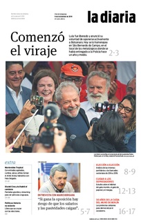 Tapa de la diaria del sábado 9 de noviembre de 2019