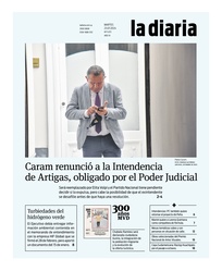 Tapa de la diaria del martes 23 de julio de 2024