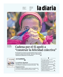 Tapa de la diaria del miércoles 23 de marzo de 2022