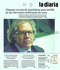 Tapa de la diaria del lunes 16 de noviembre de 2020