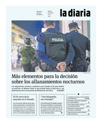 Tapa de la diaria del martes 10 de septiembre de 2024