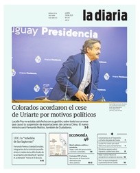 Tapa de la diaria del lunes 28 de junio de 2021