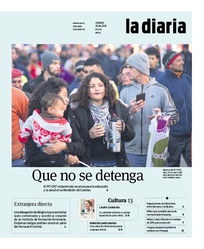 Tapa de la diaria del viernes 29 de junio de 2018