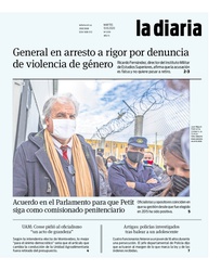 Tapa de la diaria del martes 13 de octubre de 2020