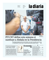 Tapa de la diaria del lunes 7 de febrero de 2022