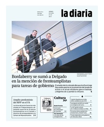 Tapa de la diaria del viernes 1 de noviembre de 2024