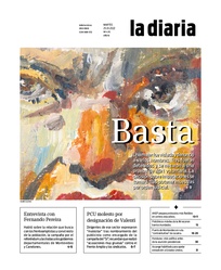 Tapa de la diaria del martes 25 de enero de 2022