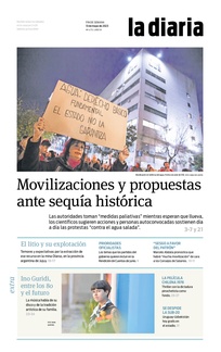 Tapa de la diaria del sábado 13 de mayo de 2023