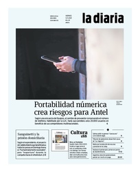 Tapa de la diaria del viernes 12 de noviembre de 2021